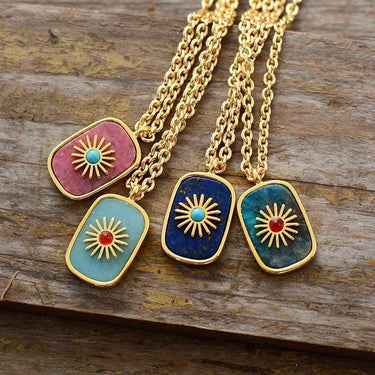 You Are My Sunshine Unique Gem Necklaces-Your Soul Place